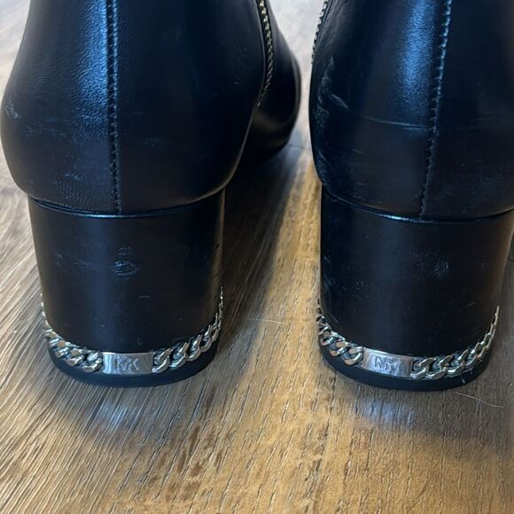 Michael Kors ladies June Flex Leather Booties in black size 8 M boots - Picture 7 of 11